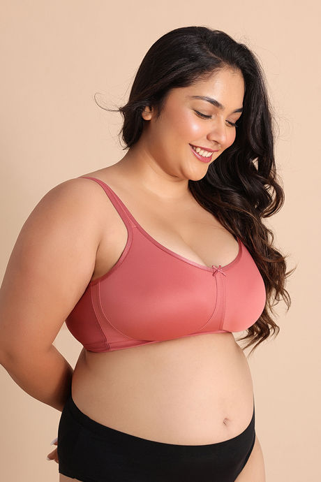 Zivame True Curv Single Layered Non Wired Full Coverage Lightweight Super Support Bra - Dusty Cedar — image 3